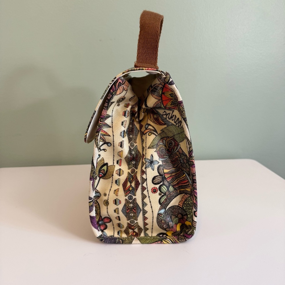 Sakroots Insulated Lunch Bag Owl & Floral Print Unisex - Picture 4 of 10
